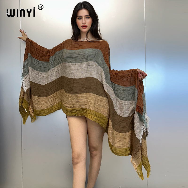 WINYI イブニングドレスビーチウェアセクシーなドレスエレ - Cover Up Kaftan のレビューと価格